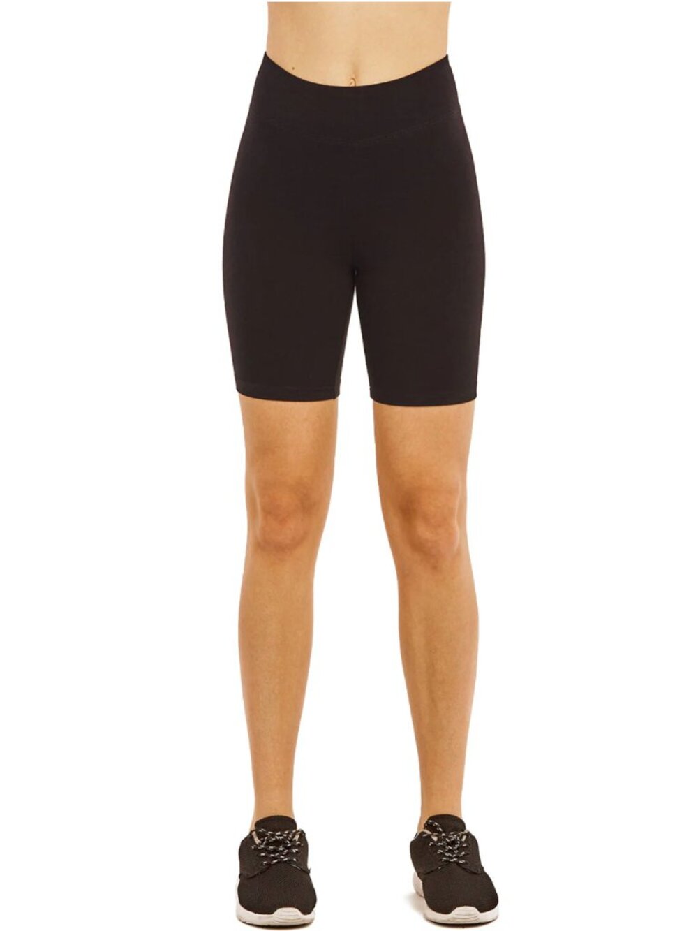 $5 SALE Women's Seamless Cotton Blend Leggings WP4015C Black